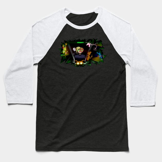 Engineer Witch - Jeremias Baseball T-Shirt by Alaina Williams